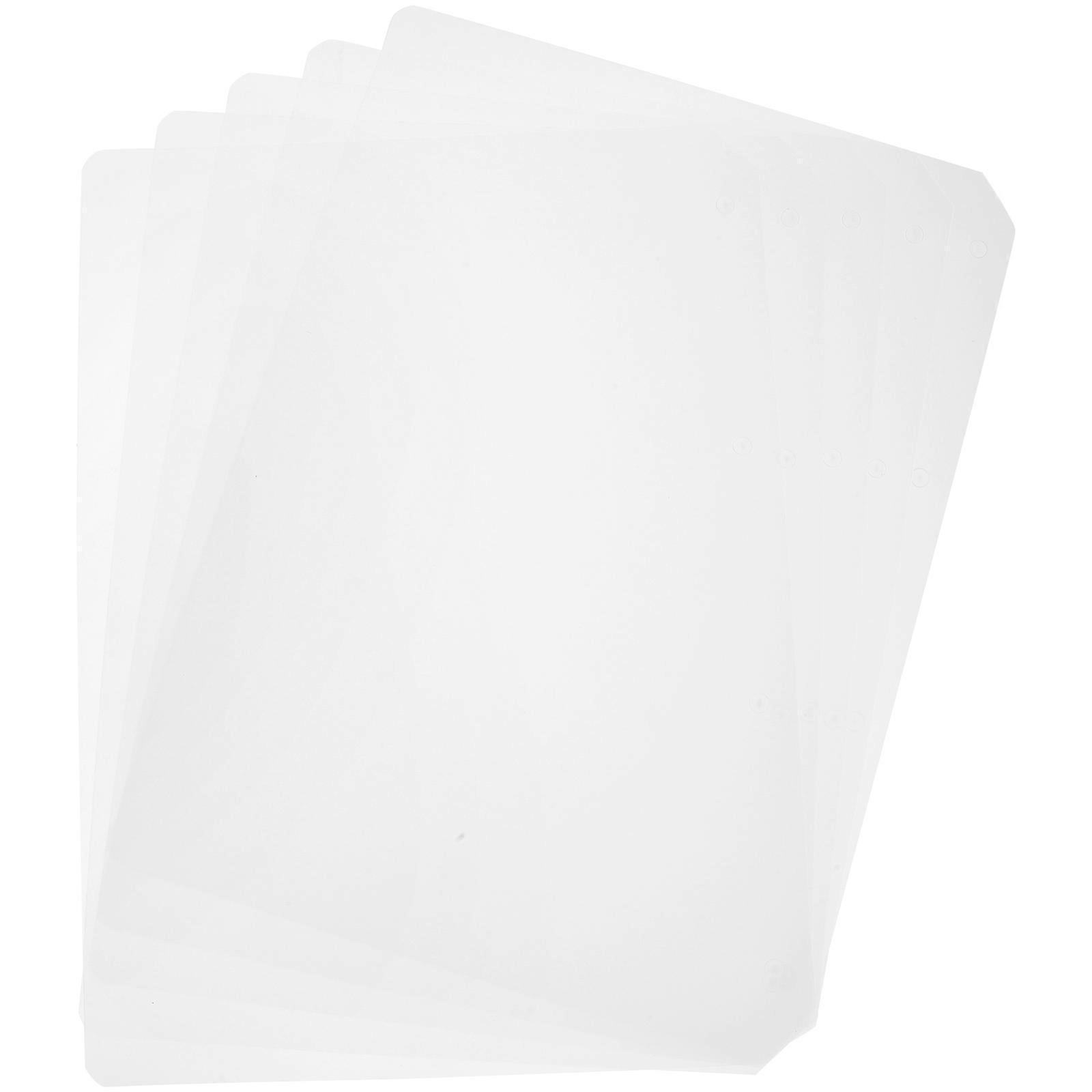 Transparent Notebook Tab Page Binder Tabs for Indexing 5Pcs Pack