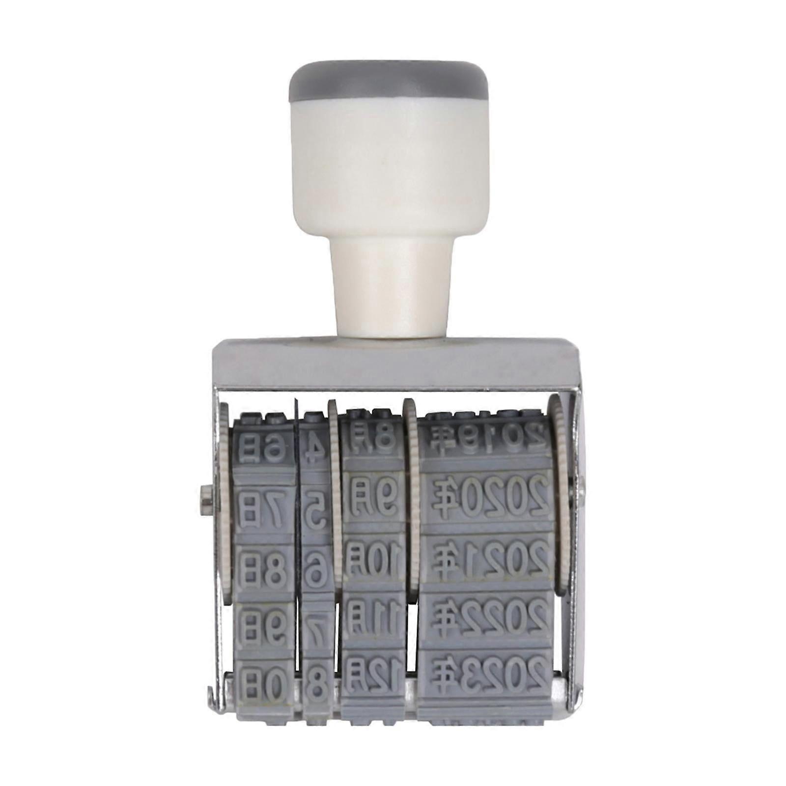 8-digit adjustable date stamp wheel, suitable for stationery.