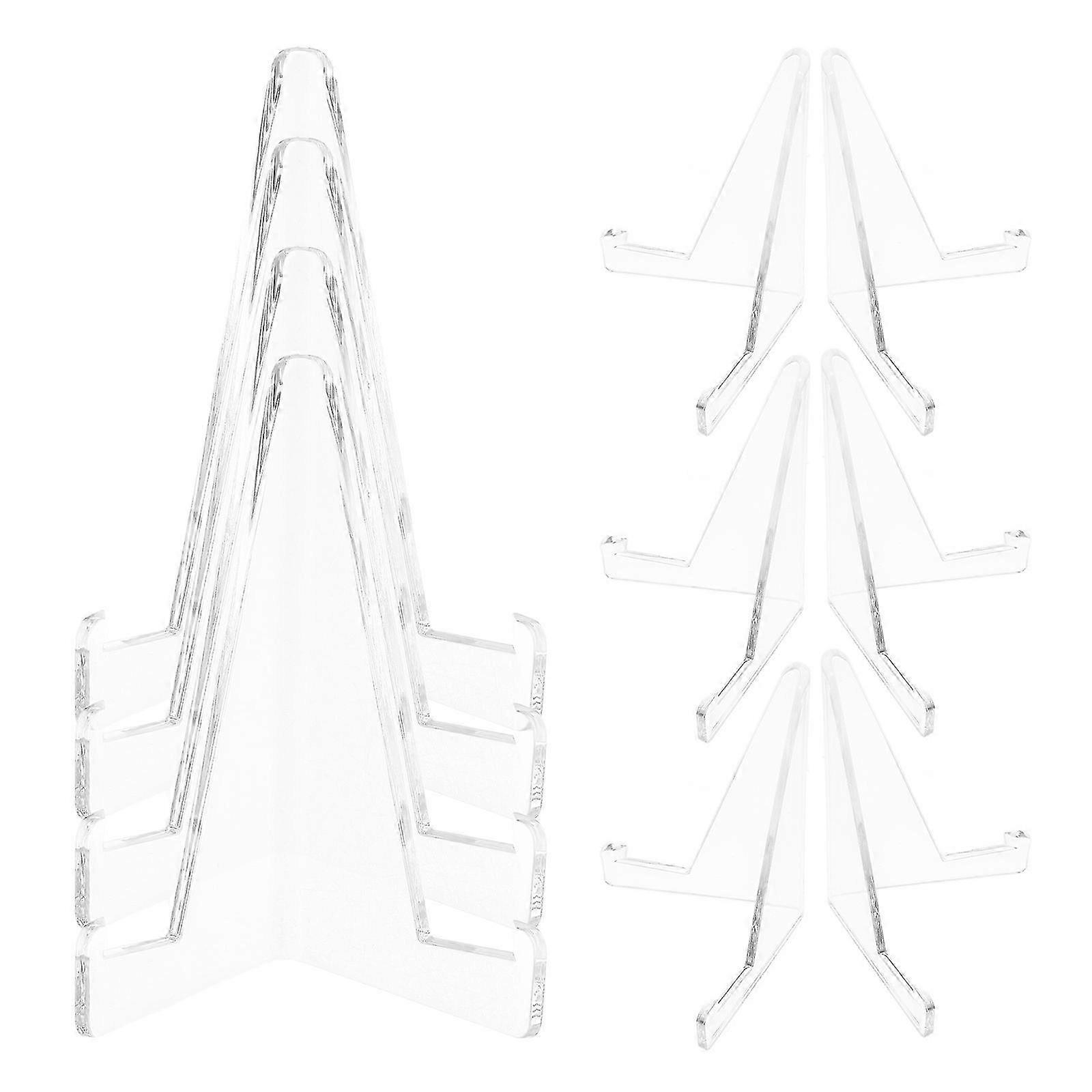 Acrylic Transparent Easel Stand for Multi-Use Display 25Pcs Set