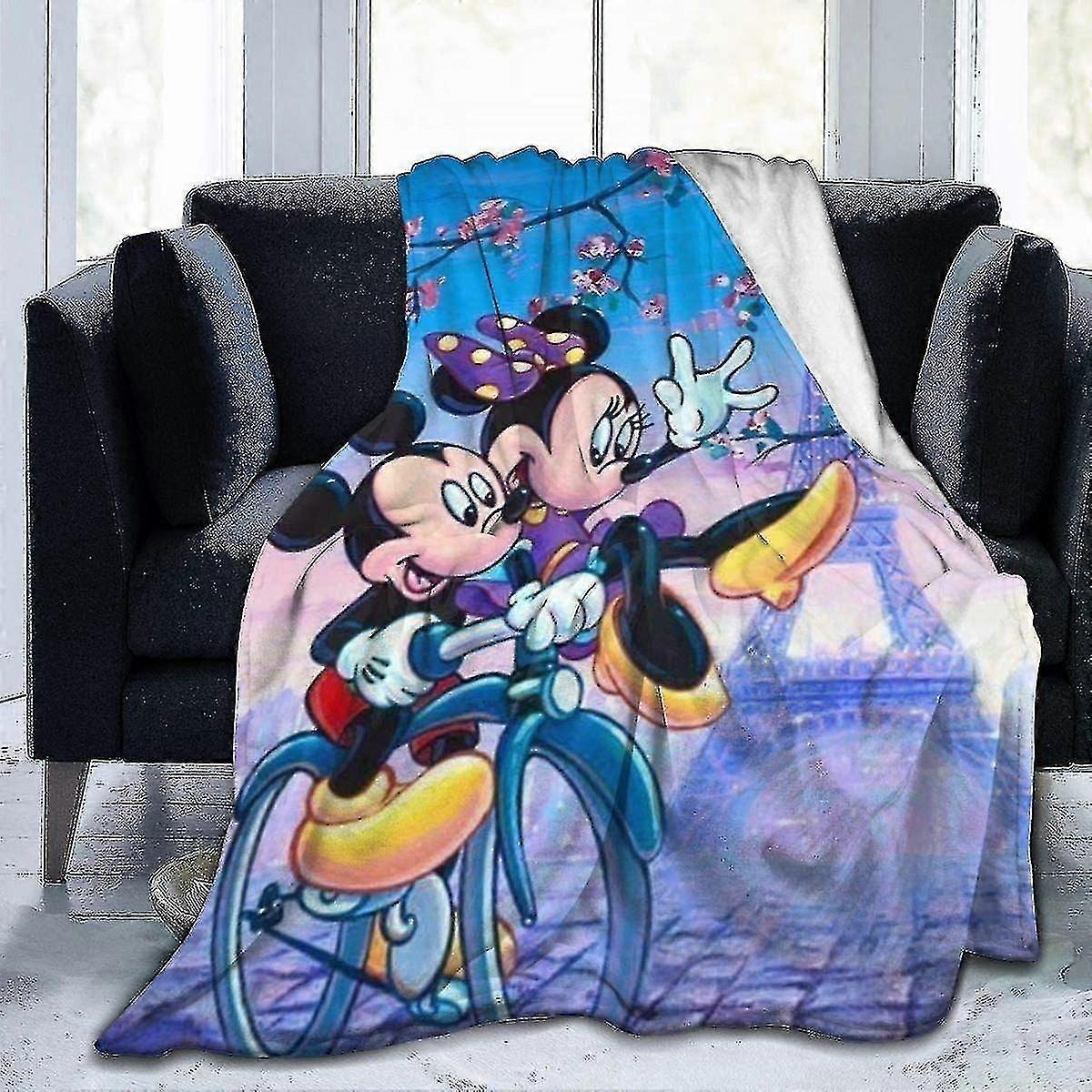 Mickey Mouse Minnie Blanket Oversized Warm Adult Super Soft Blanket With Soft Anti-pilling Flannel For Adults & Kids 3d Print -n448