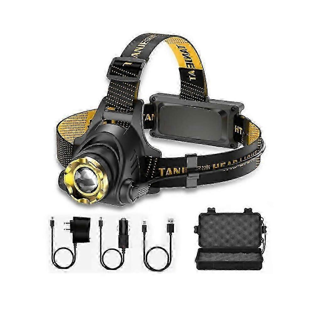 990000lm Led Headlamp Rechargeable Headlight