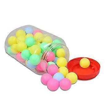 Fargede pongballer, baller, spillkvelder, runde, sømløse, lyse farger, PP, 100 stk.