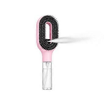 Lacas para el cabello ligeras con peine de dientes redondos. Lacas multifuncionales para el cabello dañado. Fácil cepillado e hidratación. Color morado.