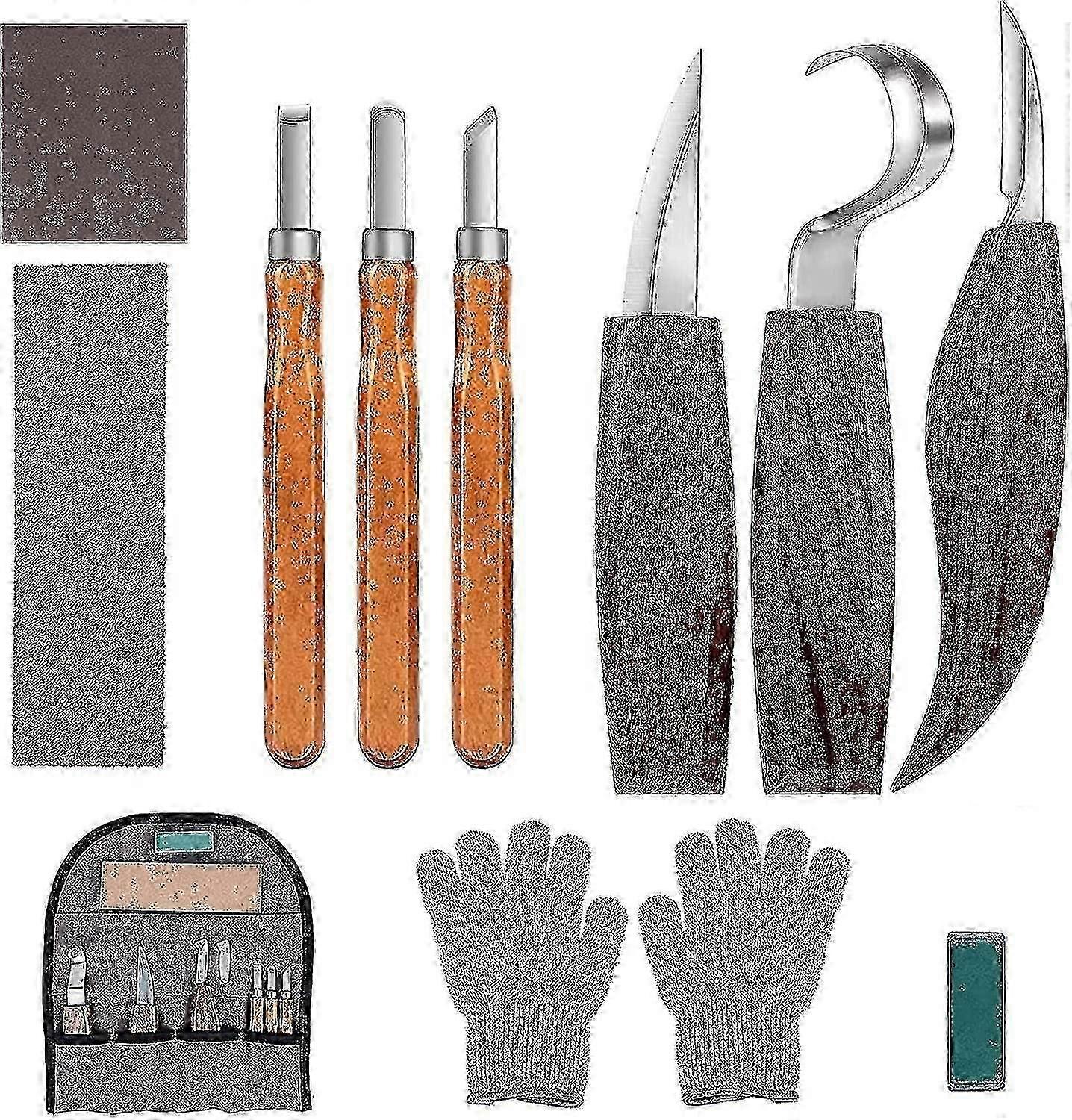 10pcs Wood Carving Tools Set