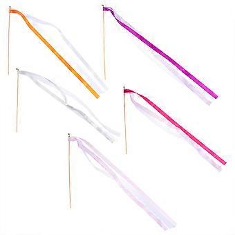 Fairy Stick Wedding Decoration Ribbon for Party Use 10Pcs Children Wand