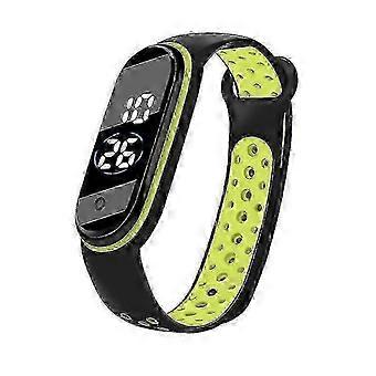 Relógio infantil de silicone colorido 25-26, relógio digital de pulso esportivo à prova d'água com LED para meninos e meninas, presente