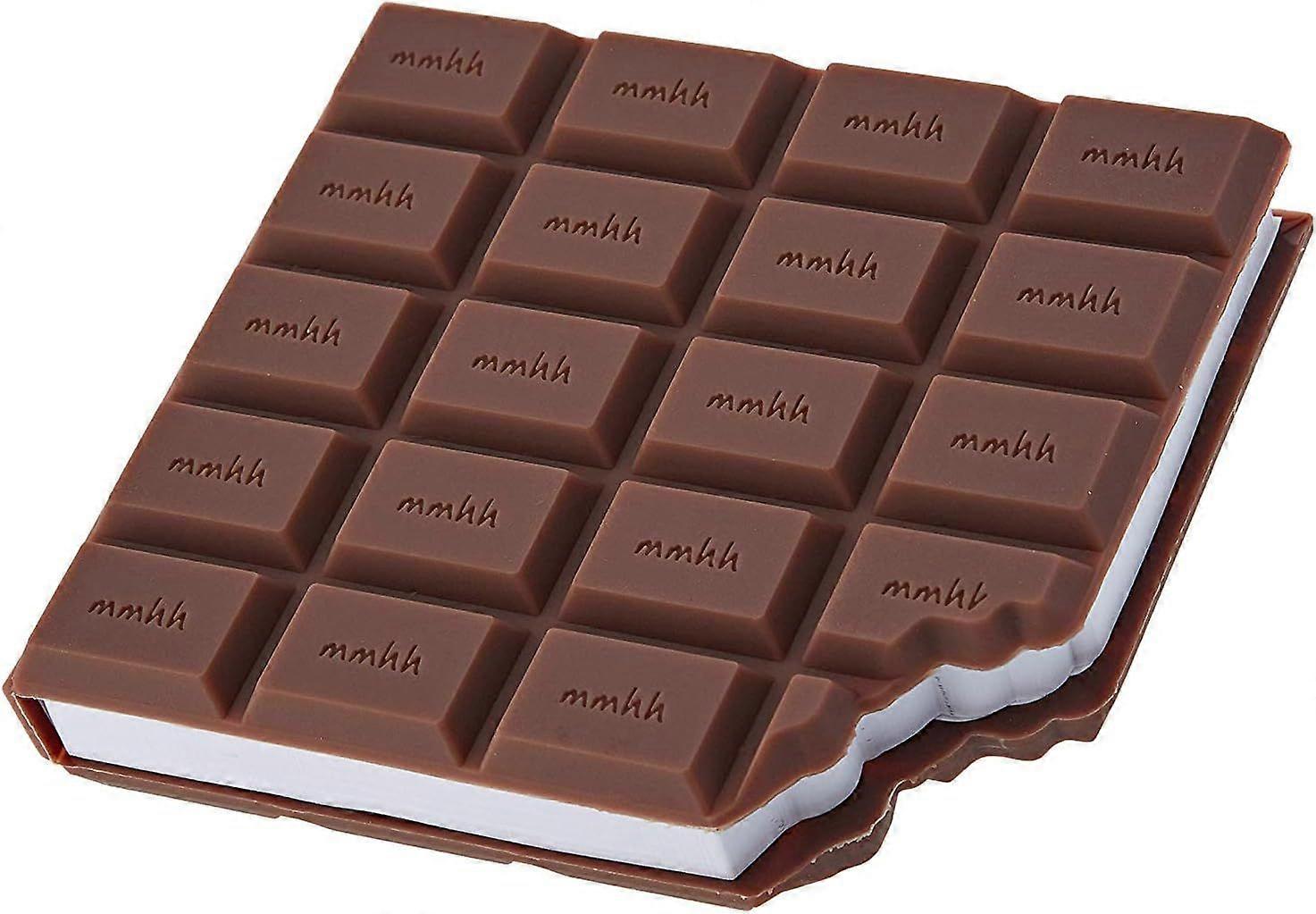 1 block of 80 repositionable "Chocolate" notes