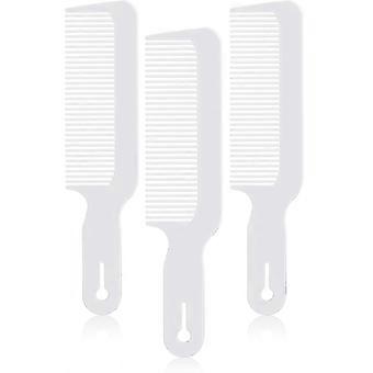 3 Pack Barber Combs Clipper Comb(white)-CE