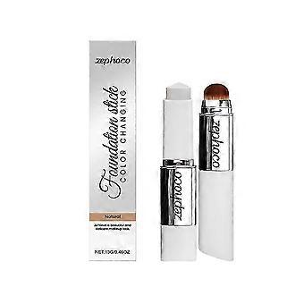 Stick fondotinta 2 in 1 che cambia colore, correttore portatile, alta coprenza, finish opaco, formula leggera e idratante per pelli sensibili.