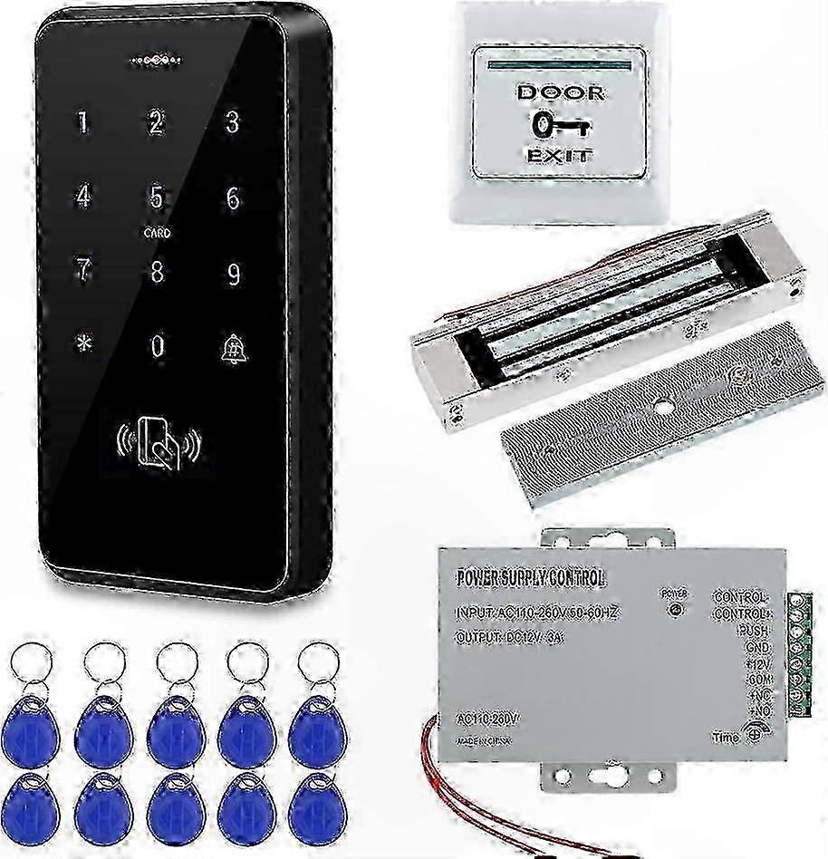 Waterproof Door Access Control System with 10 Keys for Surface Mount Installation