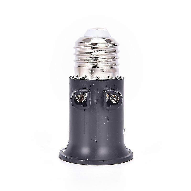 Pbt Fireproof E27 Bulb Adapter Lamp Holder Base Socket Conversion With Eu Plug-dwdz