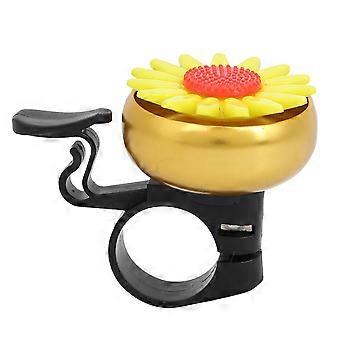 Cloche de vlo ultralgre de qualit, dcoration florale, jolie et claire (jaune)