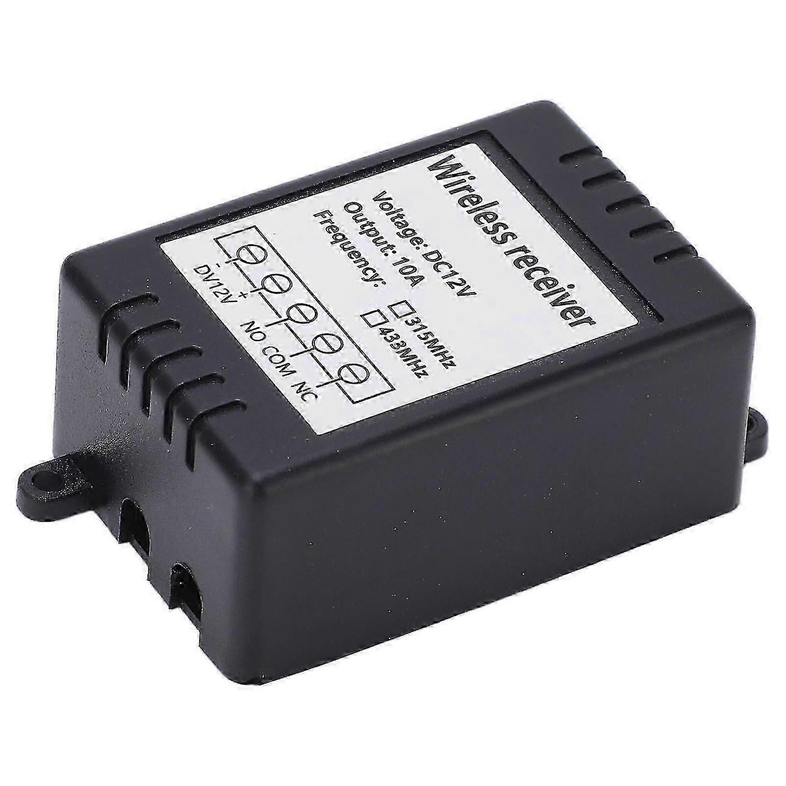Wireless Relay Remote Control 12V Single Way 433MHz Delay Function Electronic Remote Control Switch 26-27