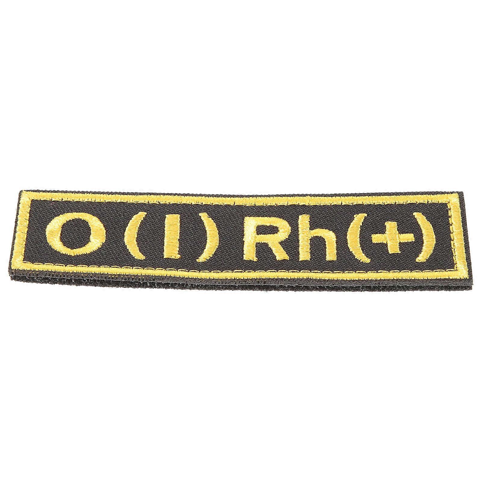 O Blood Type Arm Patch Decorative Backpack Patch Clothing Replacement Patch Decor