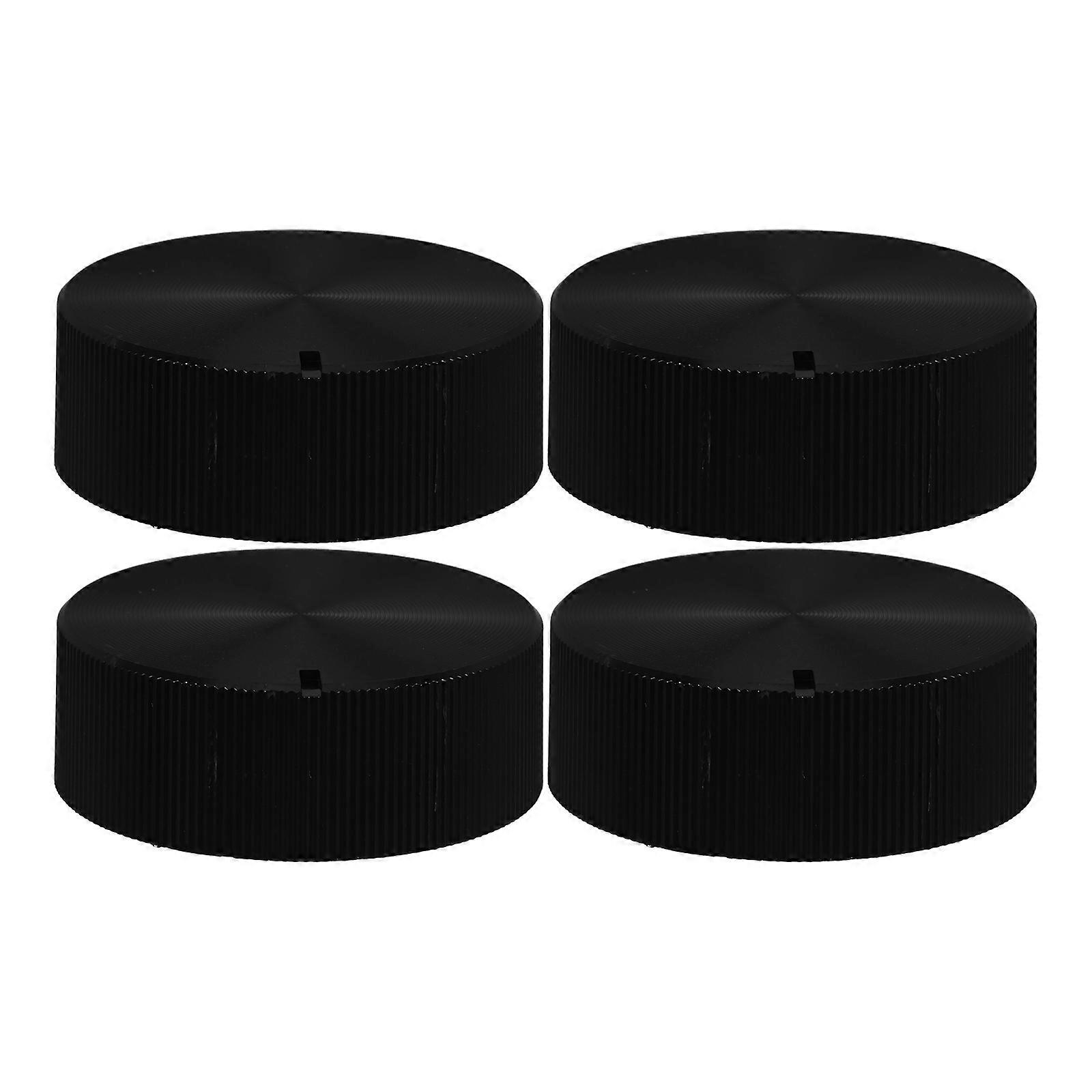 Oven Switch Knob Kitchen Cooker Accessory for Replacement 4Pcs Black ABS