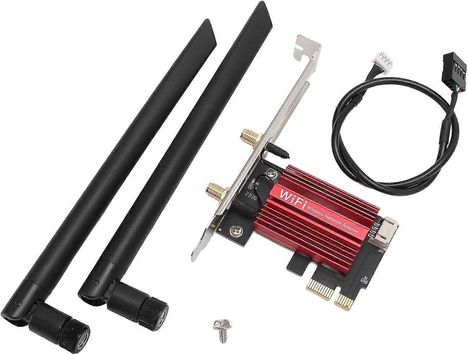 AMONIDA Wireless Network Card Adapter 433Mbps with Bluetooth 4.2