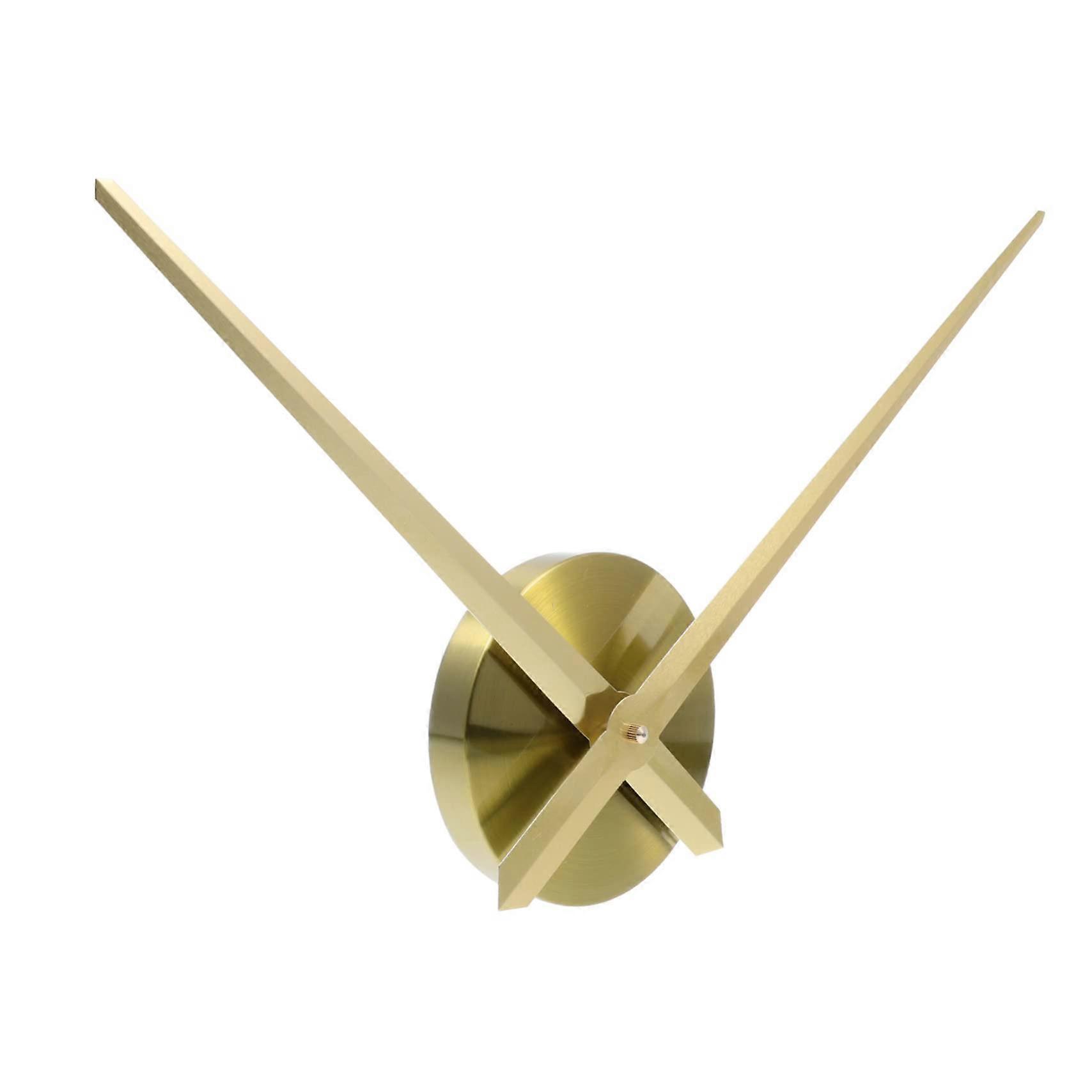 Silent Quartz Clock Movement Kit with Gold Clock Face, Easy DIY Wall Clock  Replacement