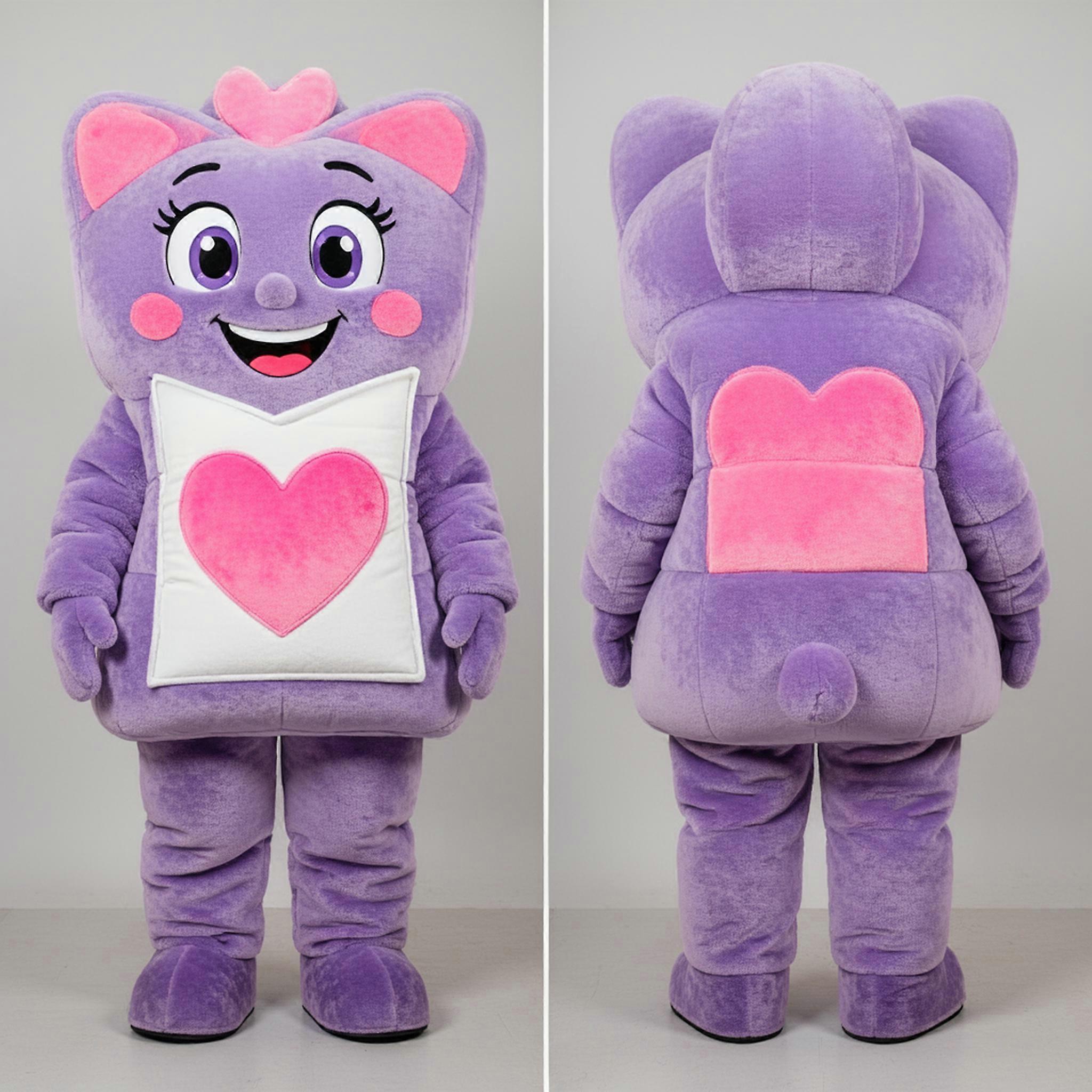 MASTICOT Lavender Softhearted Love Letter Mascot