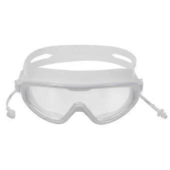 Silicone Swim Goggles Big Frame for Adults with Anti-Fog 1Pcs
