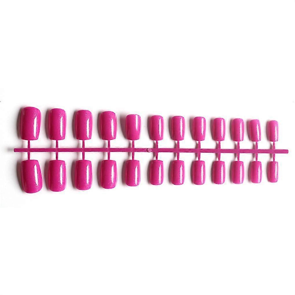 Square-shaped False Nails