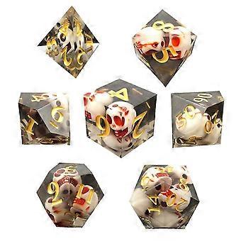 7x Polyhedral Dices D4-D20 Die, for Table Game Party Favors Gifts  26-27
