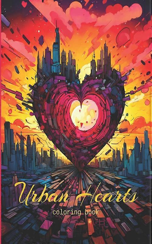 Coloring Book Urban Hearts