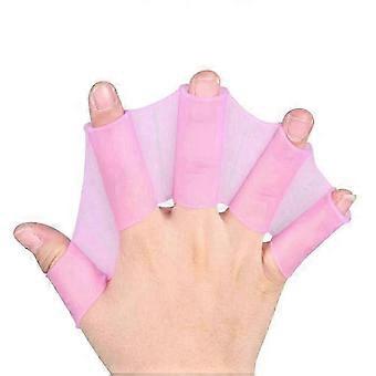 R8 Swim Swimming Silicone Gear Fins Hand Webbed Flippers Paddle Diving Training Gloves