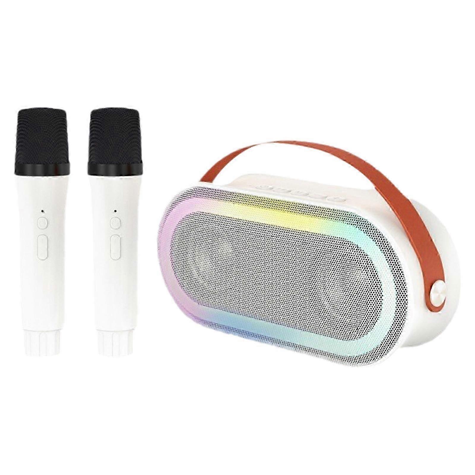 Wireless Bluetooth-compatible Speakers with Handheld Microphone BLE5.3 for Live
