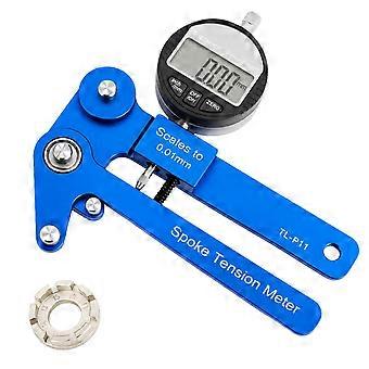 Bicycles Spokes Tension Gauges for Direct Spokes-by-Spokes Checks with a Aluminum Alloy Body and Clamps-On Operations Multicolor