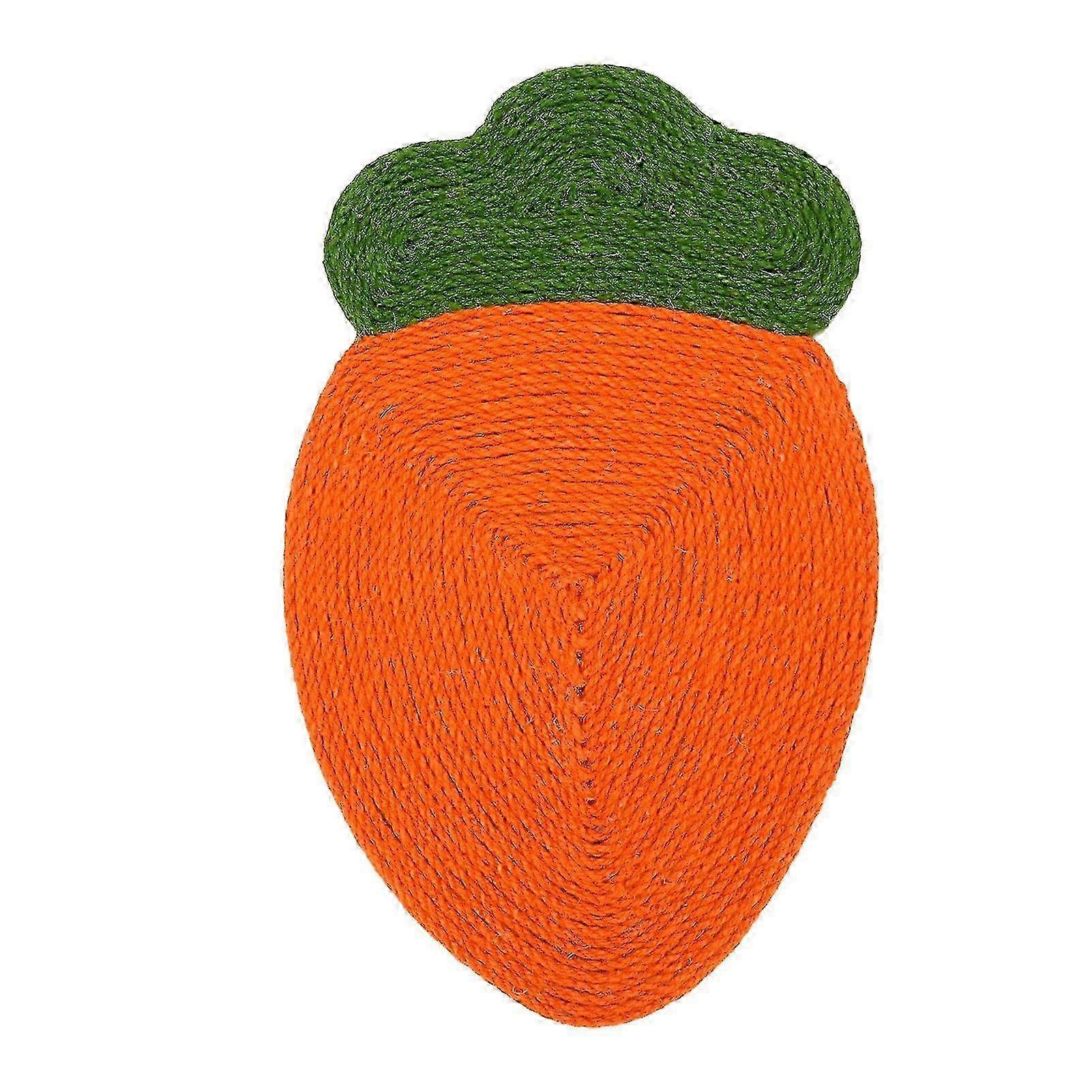 Wall Mounted Jute Carrot Scratching Mat