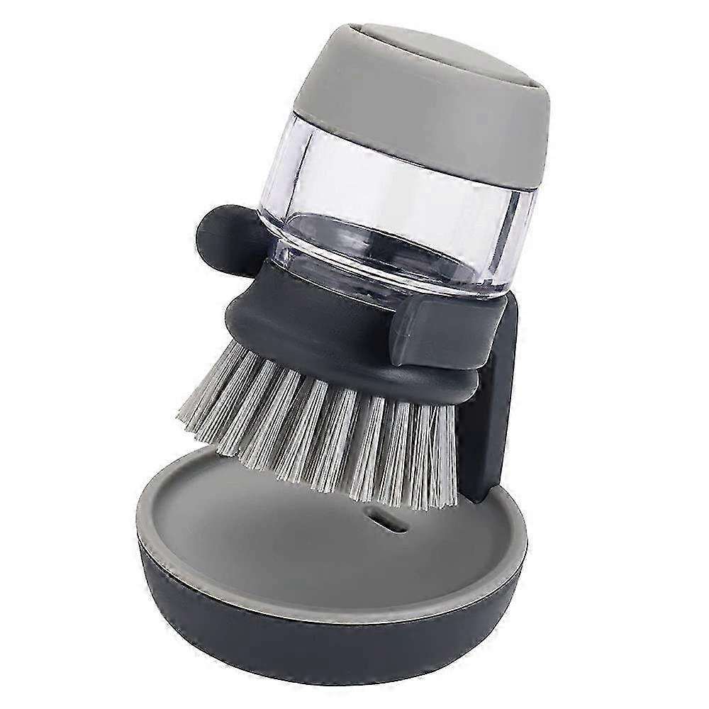 Ergonomic Dish Brush With Soap Dispenser