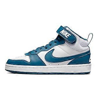 Nike Court Borough Mid 2 White Marina GS CD7782-108