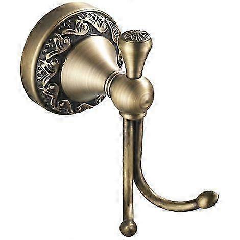 Antique Finish Double Hook Brass
