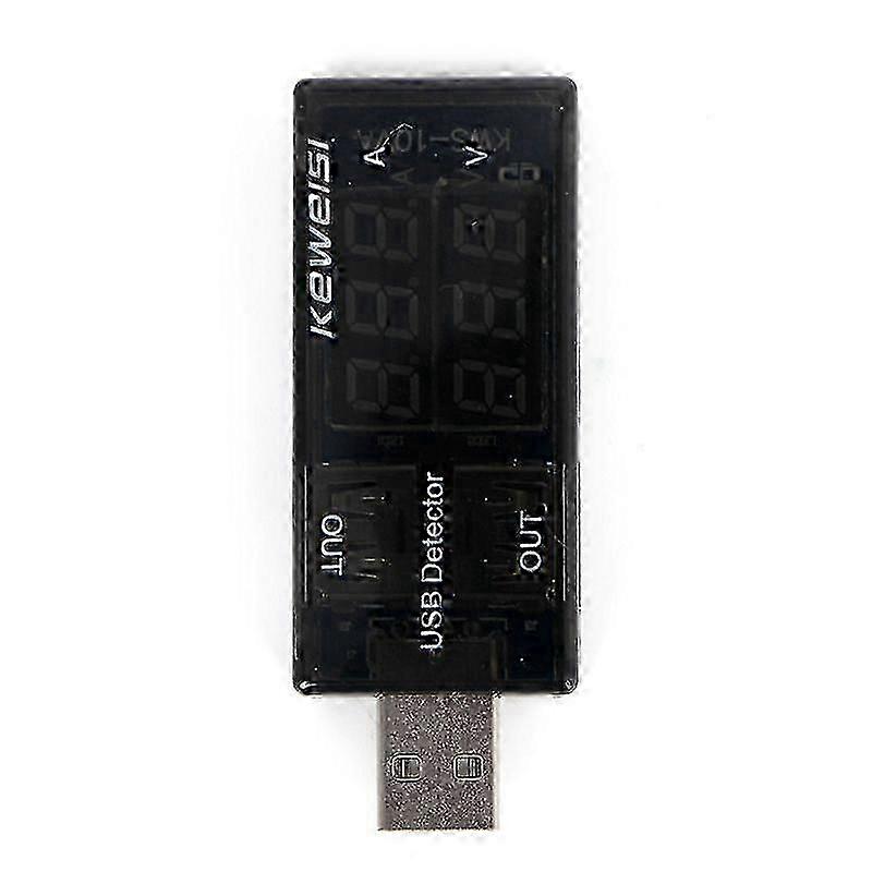 USB Current Voltage Tester USB Voltmeter Ammeter Detector Double Row Shows New