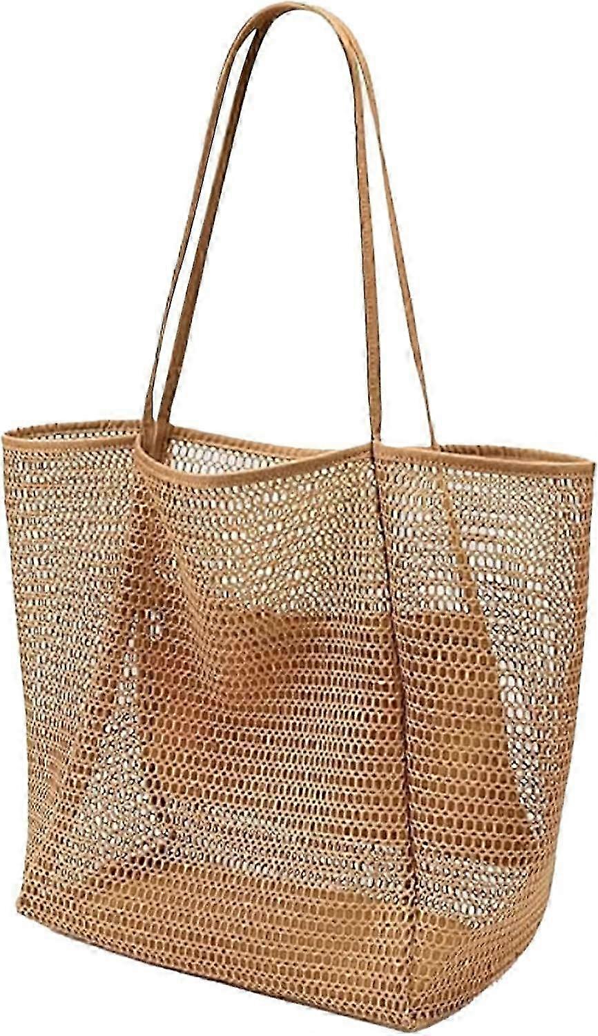 Minimalist Mesh Summer Tote Bag