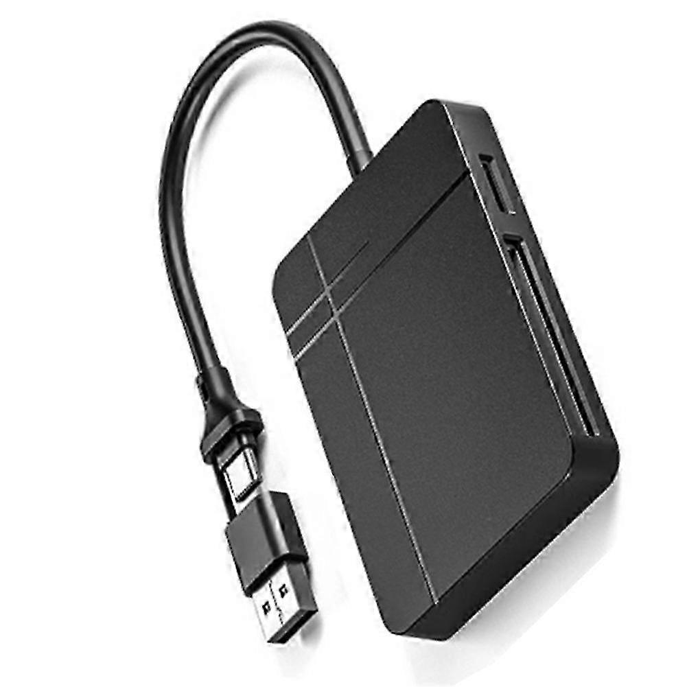 Metal 4-Format Card Reader USB-A C