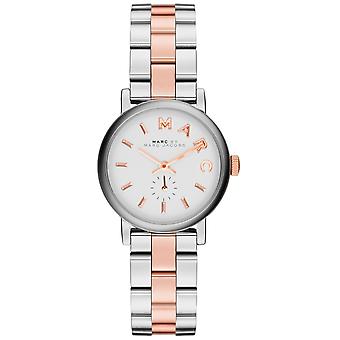 Marc by marc jacobs baker Quartz Analog Woman Watch with STAINLEss Steel Bracelet MBM3331