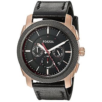 Fossiele machine Quartz analoge man horloge met FS5120 Cowskin armband