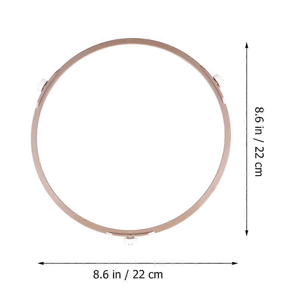Microwave Oven Turntable Plate Rack Plastic Support Ring 3Pcs