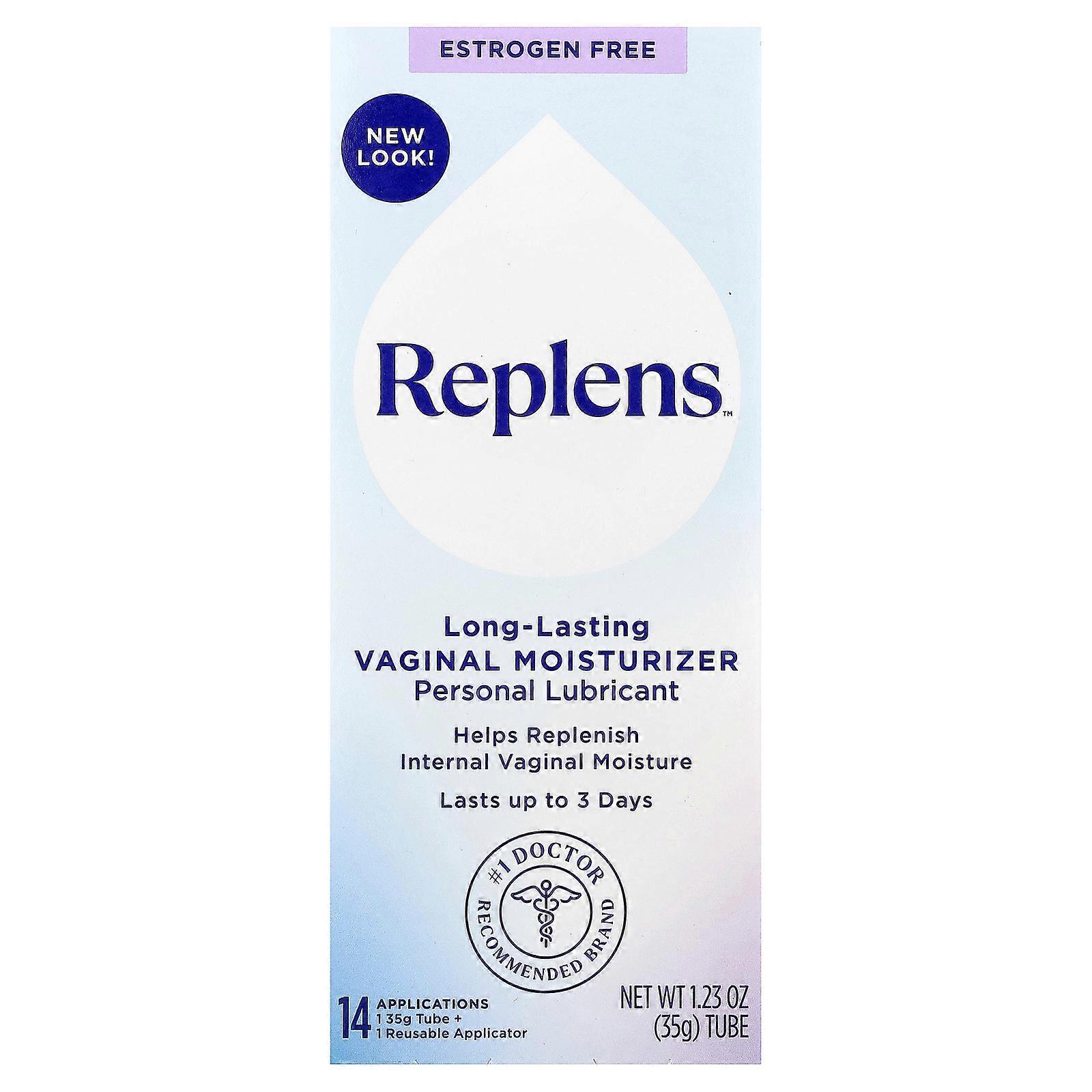 Replens, Long-Lasting Vaginal Moisturizer, 2 Piece Set