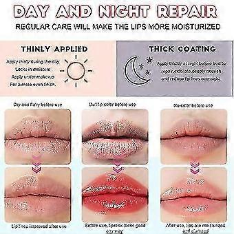 6pcs Cute Lip Mask Nourish and Hydrate Lip Mask Moisturizing Fruit Flavor Lip balm Set for Dry Cracked Lips Overnight Lip Treatment Reduce Lip_yzad