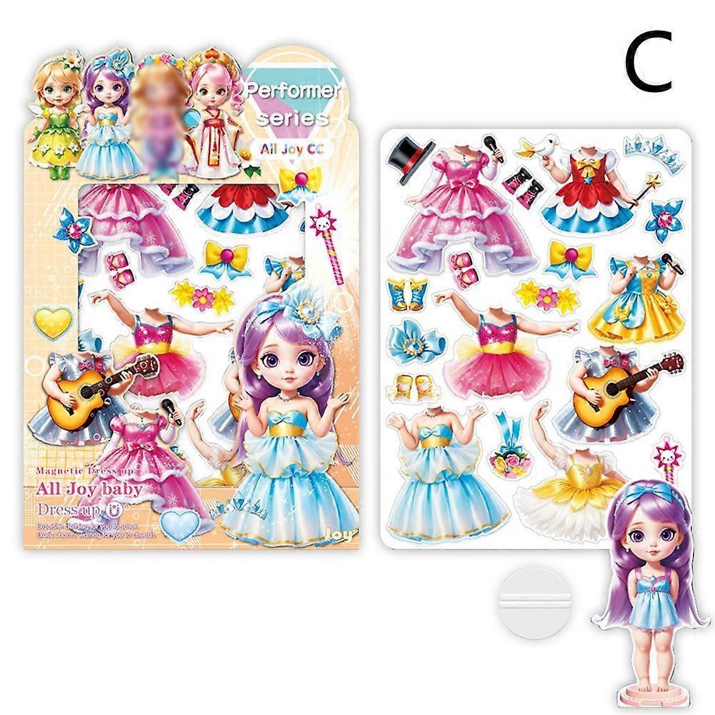 Eco-Friendly Magnetic Paper Doll Set