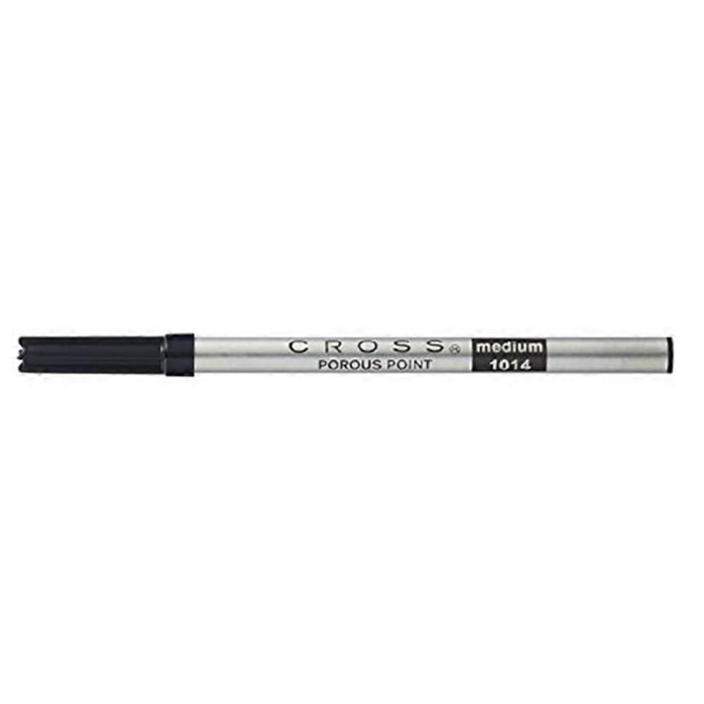 BLACK Selectip Medium Porous Point Medium Point Single Authentic Cross Refill