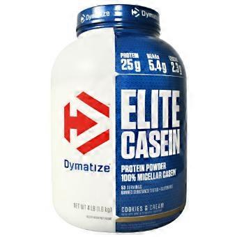 Dymatize Elite Casein Protein Powder Cookies And Cream, 4 Lbs (Pack of 1)