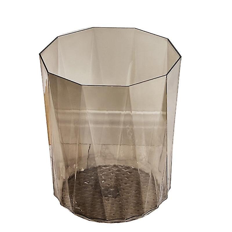 13.5X13.5cm Black Trash Cans & Wastebaskets 1pc Small Desktop Trash Bucket Unique Household Storage
