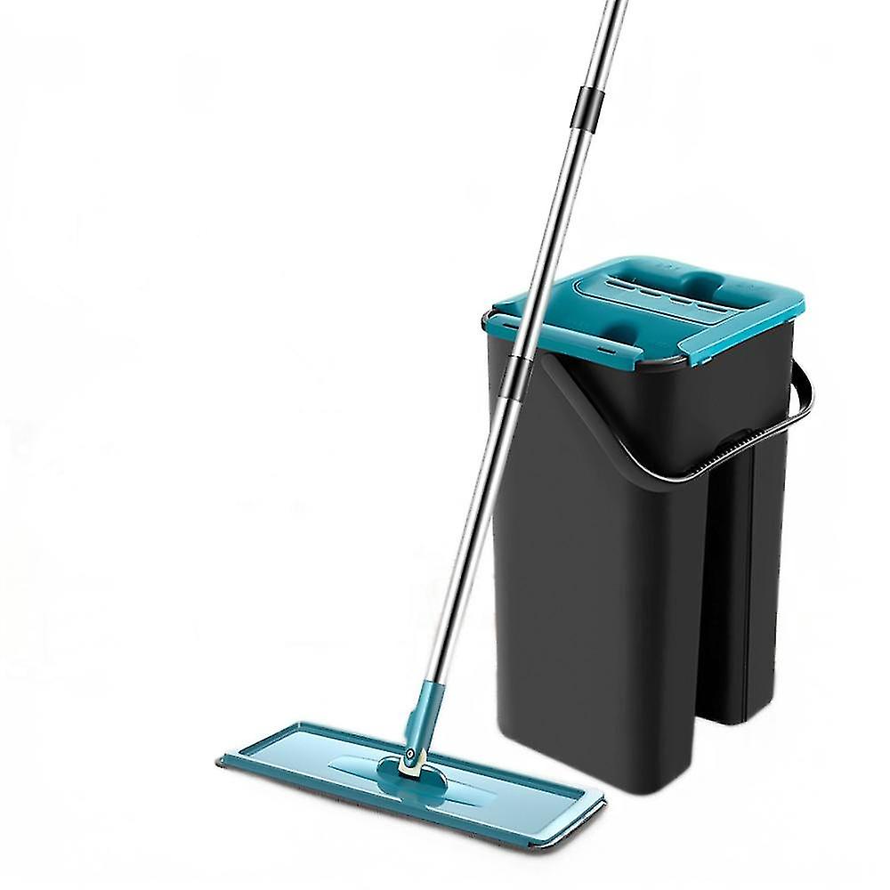 Disposable Mop Lazy Hands-free Household Flat Mop Bucket