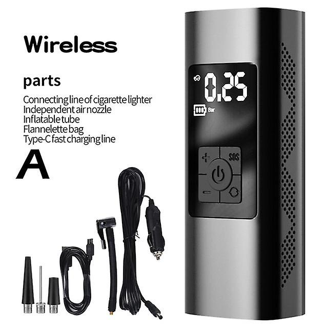 Rechargeable Air Pump 6000ma Tire Inflator Cordless Portable Air Compressor Digital Car Tyre Pump For Bicycle Motorcycle