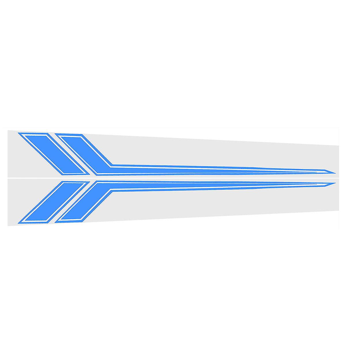 68X8.5 Car Decal Sticker Hash Stripe Racing Graphic Fender For Chevy