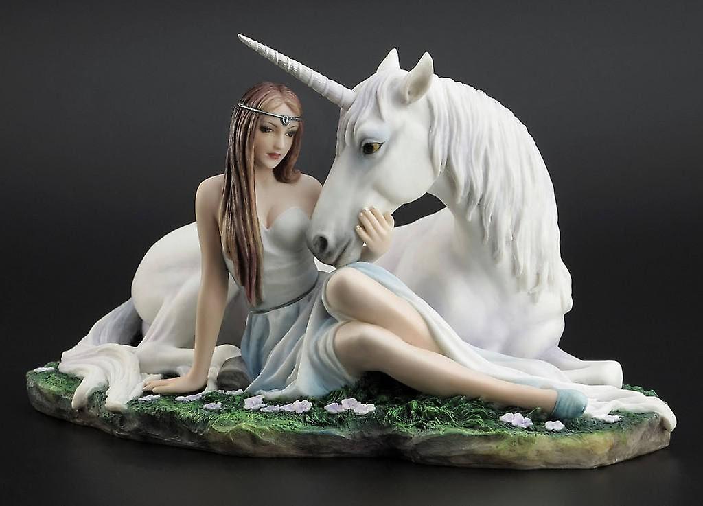 Pure Heart Unicorn Figurine By Allianceinteriorsltd