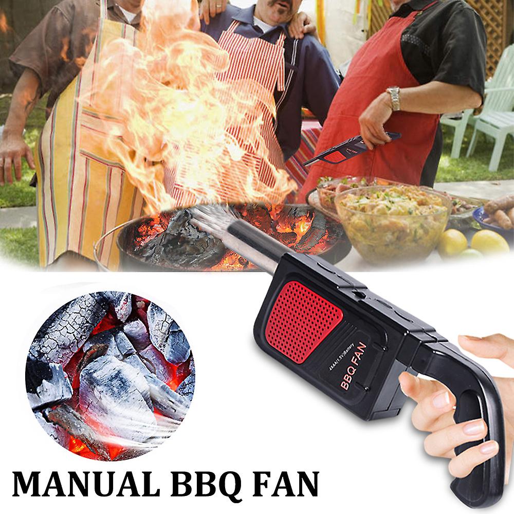 Make Your Bbq Experience Better With 1pc Handheld Electric Bbq Fan Air Blower - Portable Cooking Tool For Outdoor Camping Barbecue And Picnic With C